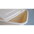 Biodegradable Bagasse Comp. Lunch Tray with Lid, Dispostable Dinnerware